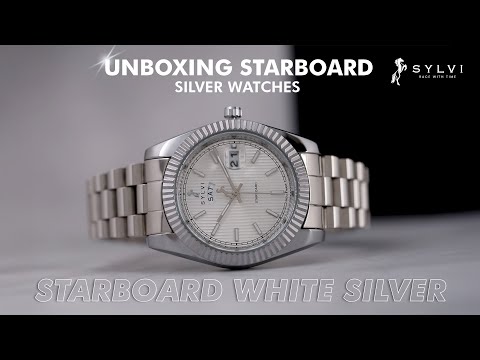 Starboard Silver Watch by Sylvi ⌚ | Timeless Elegance in a Minimalist Design | Unboxing