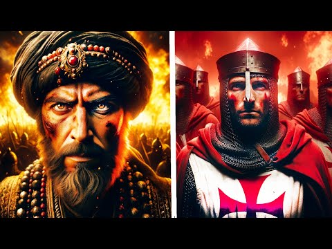 Battle of Hattin, 1187 AD ⚔️ Saladin's Greatest Victory | AI Animation