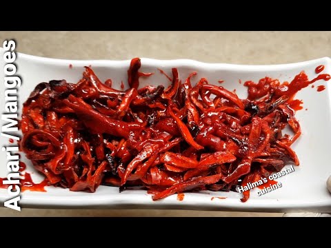 Achari / Dried Mangoes Recipe /Achari za Mraba /Mombasa Achari Recipe /Halima's coastal Cuisine