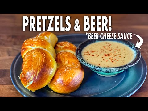 How To Make The BEST Homemade Soft PRETZELS With BEER Cheese Sauce