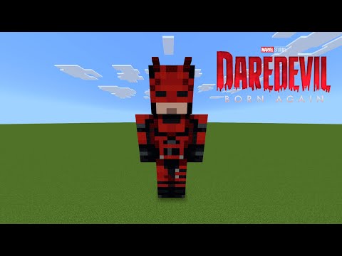 How to Build Daredevil (Born Again) In Minecraft | Step-by-Step Tutorial