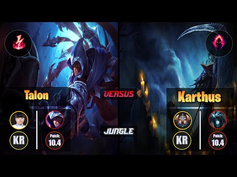 DWG Canyon TALON (Jungle) [Electrocute] VS KARTHUS - Challenger KR Patch 10.4