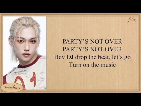 Stray Kids PARTY’S NOT OVER Easy Lyrics