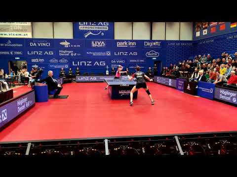 Sofia Polcanova vs. Maria Tailakova - Champions League Semi Final - LINZ AG Froschberg vs. Metz TT