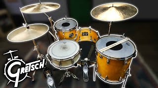 Video thumbnail for Buying and Fixing a Vintage Gretsch Drum Set - 1970s Gretsch Kit! by rdavidr