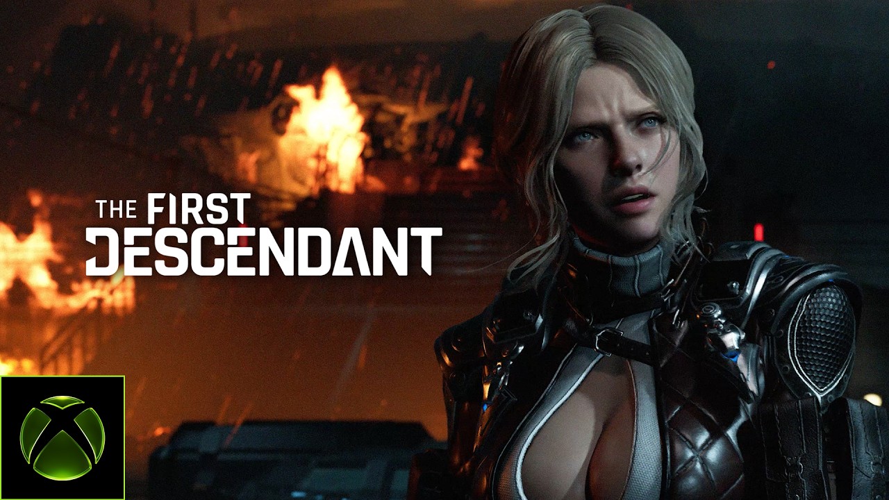 The First Descendant Season 4, Episode 1: The Great Clash — official Nexon key art featuring the new Descendant Raven and Karel's Mega Dungeon