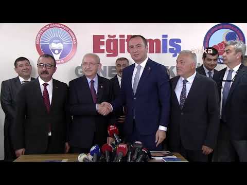 CHP GENEL BAŞKANI KILIÇDAROĞLU, EĞİTİM-İŞ’İ ZİYARET ETTİ | EĞİTİM İŞ