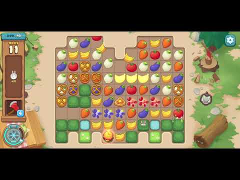 We Bare Bears Match3 Repairs Level 140 - No Boosters