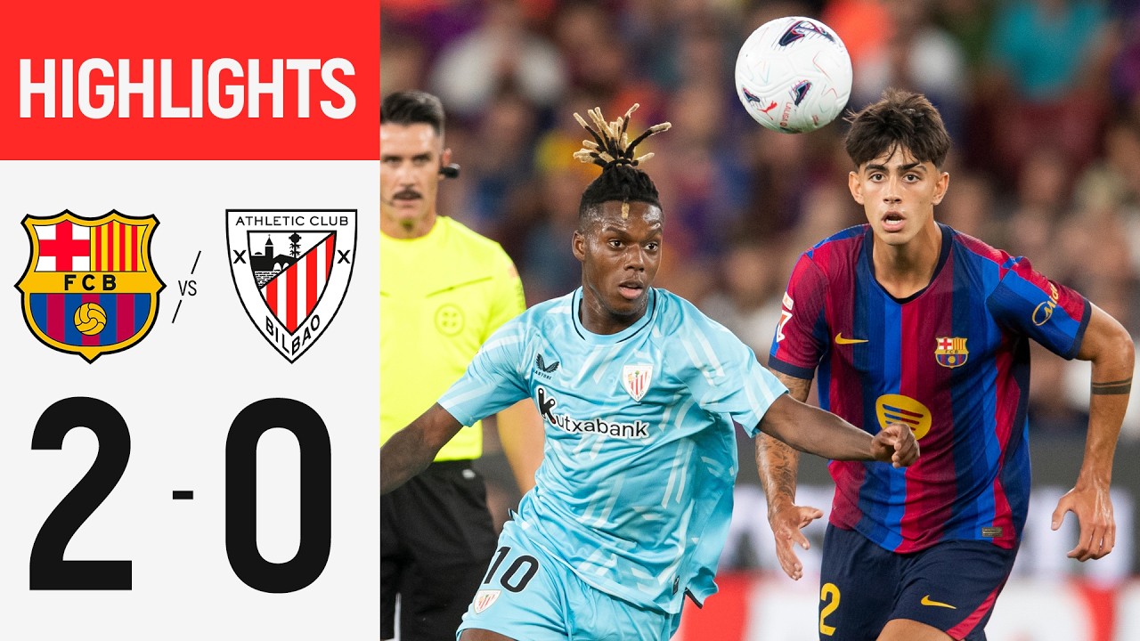 FC Barcelona 2 - 0 Athletic Club highlights