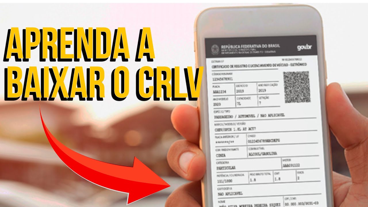 Aprenda a baixar CRLV, o documento do seu carro