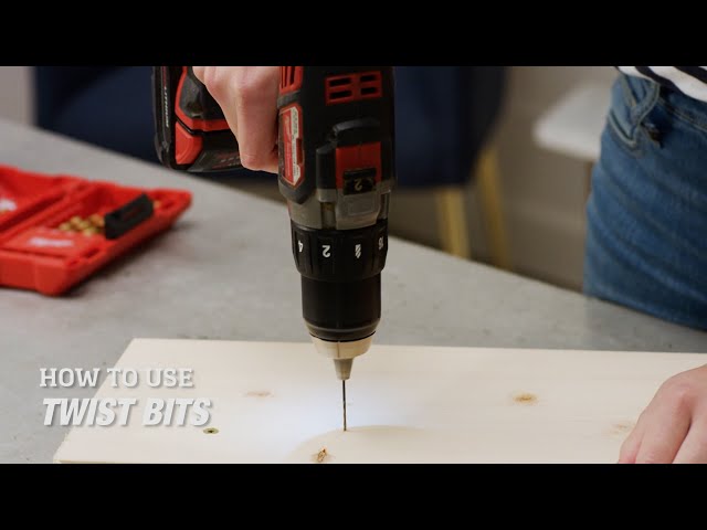 Tools 101: How To Use Twist Bits