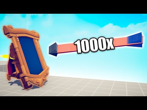 KING ARTHUR MIRROR SHIELD vs 1000x OVERPOWERED UNITS - TABS | Totally Accurate Battle Simulator 2025
