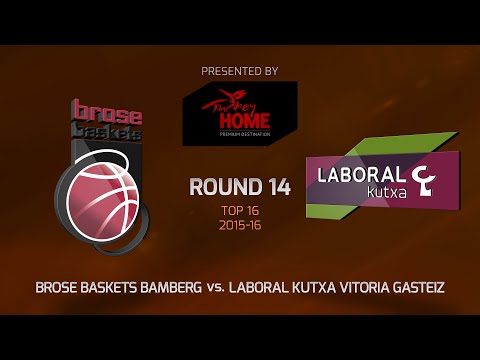  	Highlights: Top 16, Round 14, Brose Baskets Bamberg 89-69 Laboral Kutxa Vitoria Gasteiz