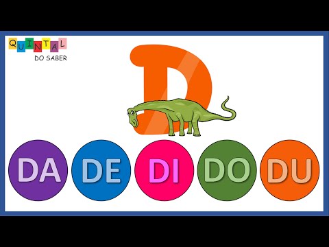 SÍLABAS DA DE DI DO DU | ALFABETIZAÇÃO | EDUCAÇÃO INFANTIL | FAMÍLIA SILÁBICA