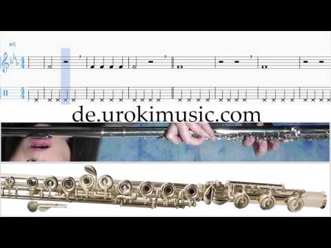 Flöte Lernen Maroon 5  She Will Be Loved  K#1 S#2 U#2 Noten Flötenunterricht Schule Lied Lehrer Klas