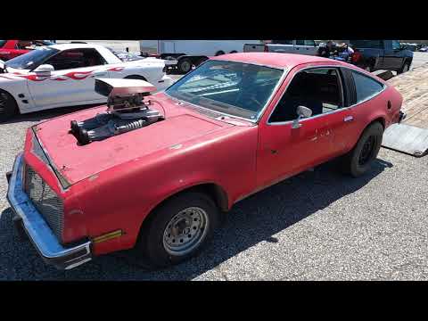 Twin Supercharged Chevy Vega at Cleetus and Cars Indy