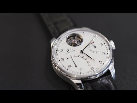 HAND ON: IWC  PORTUGIESER TOURBILLON MYSTÈRE RÉTROGRADE