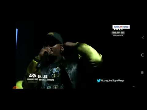 Da L.E.S, JR and Maggz peform at AKA's Memorial Service