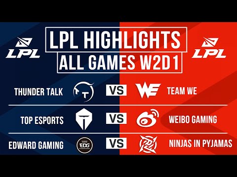 LPL Highlights ALL GAMES Week 2 Day 1 | LPL 2026 Split 1
