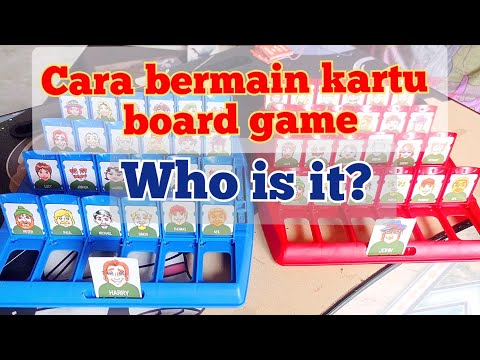 Cara bermain board game who is it?