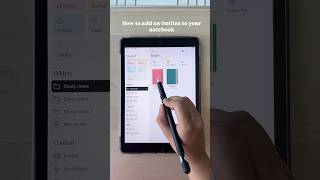 Wish you had a clickable index for every note you make?Outlines are here to help! 😉#noteshelf3