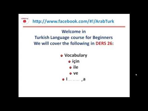 Learn turkey(4)