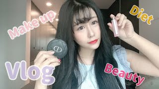 -VLOG-My daily makeupとオススメコスメの紹介、健康管理の方法も合わせて紹介