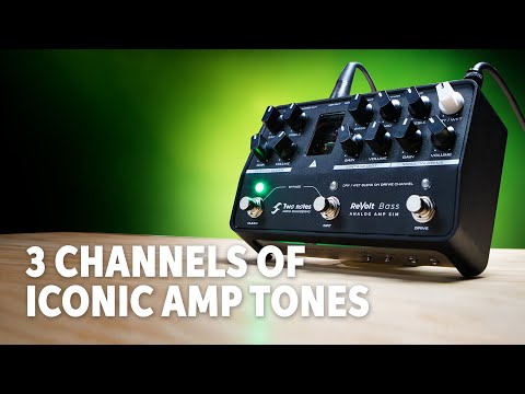 Two Notes ReVolt Bass Amp Simulator Pedal Demo