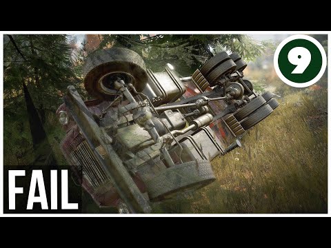 Fail | SnowRunner Campaign | Episode 9 | Black River Michigan | Hard Mode Fails