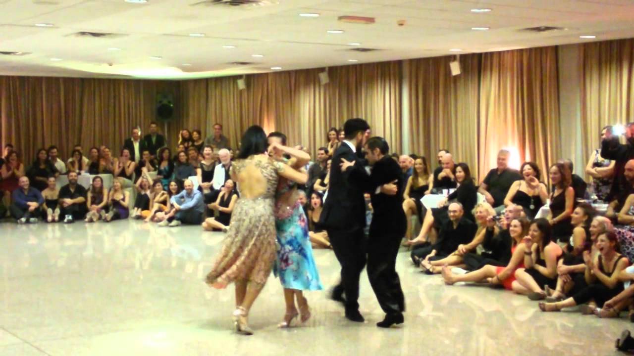 Yanina Quiñones y Neri Piliu e  Maria Ines Bogado y Sebastian Jimenez