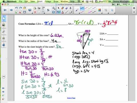 Surface Area Cone conclusion   Broadband