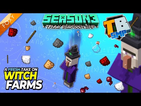 WITCH FARM 🧙‍♀️ |Truly Bedrock Season 3 [7] | Minecraft Bedrock Edition