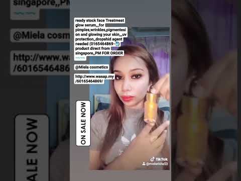 MIELA COSMETICS VITAMIN C whitening serum & GOLDEN whitening serum Golden RM 80(glowing set)