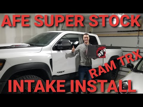 RAM TRX AFE Super Stock Intake Install DIY