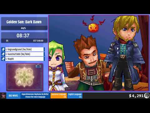 Questing for Glory: Hope and Healing 2 - Golden Sun: Dark Dawn Any% by legrandgrand
