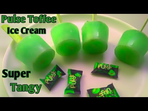 Pulse Toffee Ice Cream | How to make Ice Candy | Pulse टॉफी से बनाये सुपर Tangy आइस क्रीम घर पर