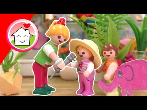 Playmobil Familie Hauser - Anna und Mia spielen Dschungel - Kinderserie mit Anna und Lena