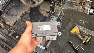 2015 Chevy Malibu SRS/AIR BAG Module replacement/location