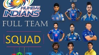 IPL 2018|| Mumbai Indians full team squad 2018|| MI Full team 2018