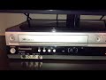 Demonstration On My Panasonic VCR DVD Combo On My Robin Hood 1996 VHS