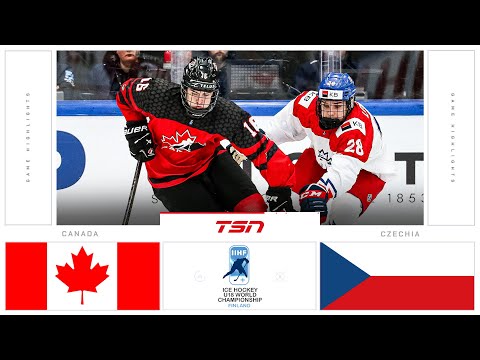 Canada vs. Czechia FULL HIGHLIGHTS | 2024 U18 World Championship