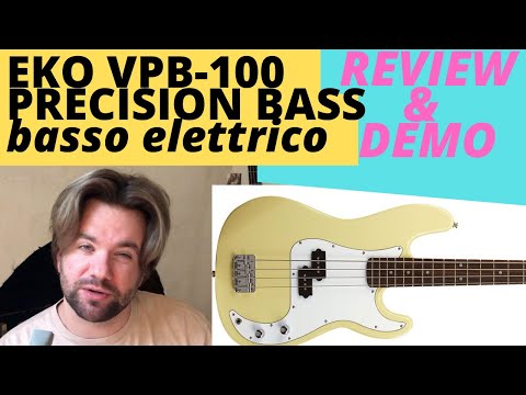 EKO VPB 100 Electric Bass - Review & Demo