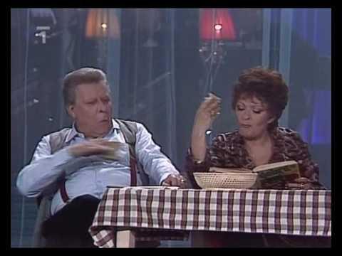 Jiřina Bohdalová & Vladimír Dvořák "Večeře" (Televarieté 1985)