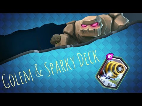Golem & Sparky Deck./.Голем со Спарки Дека/Clash Royale/Клэш Рояль