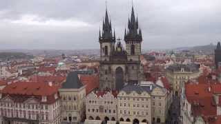 preview picture of video 'Aruna & Hari Sharma on the top of Old Town Hall Tower in Prague enjoying Bird's eye view Nov 02, 103'