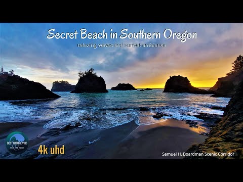 Relax to the Ambiance of Secret Beach - A hidden Gem on the Southern Oregon Coast