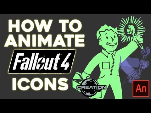 How To Make Animated Fallout 4 Icons - CREATION KIT & ANIMATE TUTORIAL