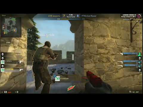 justinsingle ACE vs AYB [ pistol round ]