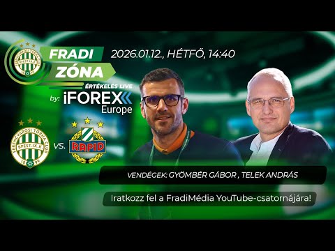 FRADI ZÓNA ǀ Rapid Wien - FTC a Groupama Arénából ǀ 2026.01.12.