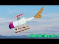 How To Make A Mini Helicopter With DC Motor Mini Helicopter Kaise Banaye